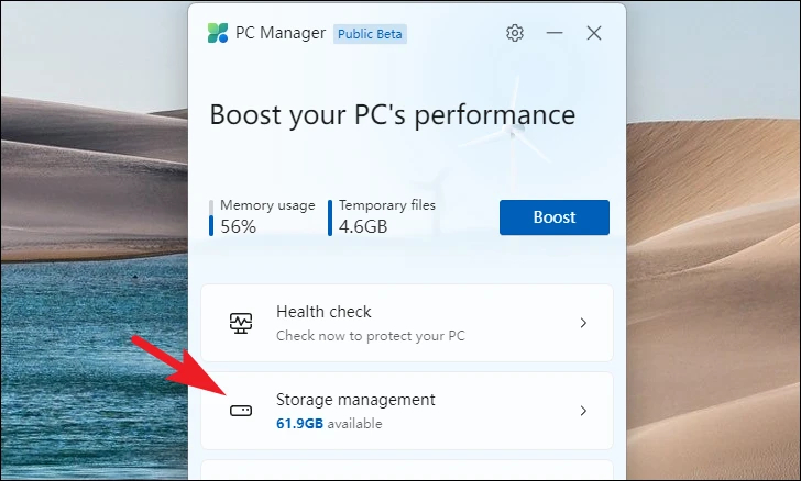 نحوه پیدا کردن سریع و حذف فایل های بزرگ با استفاده از PC Manager در ویندوز 11