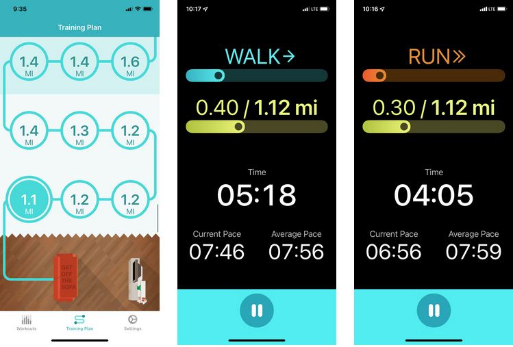 برنامه 5K Run - Walk run tracker