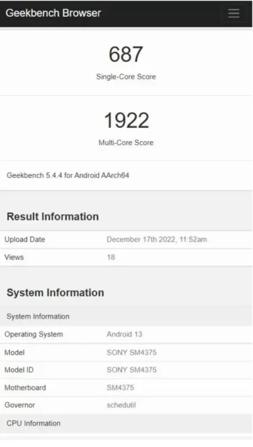 گوشی میان رده سونی Xperia Ace IV در راه است 1 سونی Xperia Ace IV
