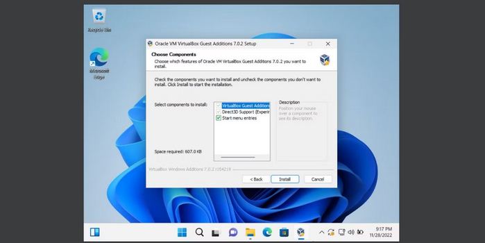 نحوه ارتقاء به VirtualBox 7.0 در ویندوز 11 6 Guest Additions را نصب کنید