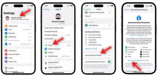 نحوه فعال کردن حفاظت از داده های پیشرفته در iPhone، iPad و Mac