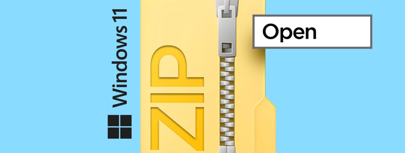سه روش باز کردن فایل زیپ بدون برنامه در ویندوز 11