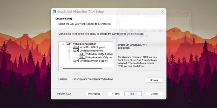 نحوه ارتقاء به VirtualBox 7.0 در ویندوز 11 2 VirtualBox 7.0 را نصب کنید