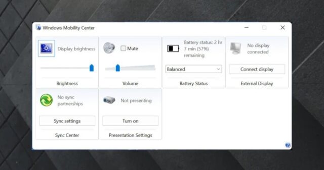 روش استفاده از Presentation Mode در ویندوز 10