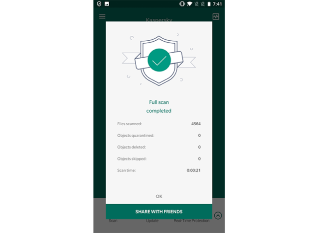 آنتی ویروس موبایل Kaspersky