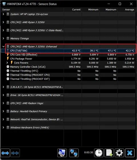 نحوه بررسی دمای CPU در ویندوز 11 (6 روش)