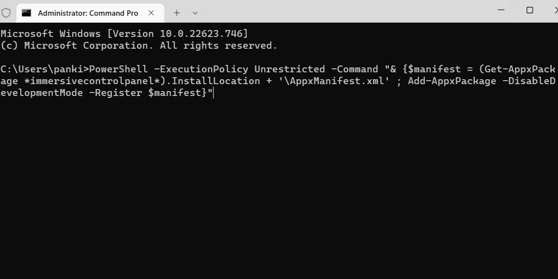 3 روش Reset تنظیمات ویندوز 11 3 بازنشانی برنامه تنظیمات با استفاده از خط فرمان