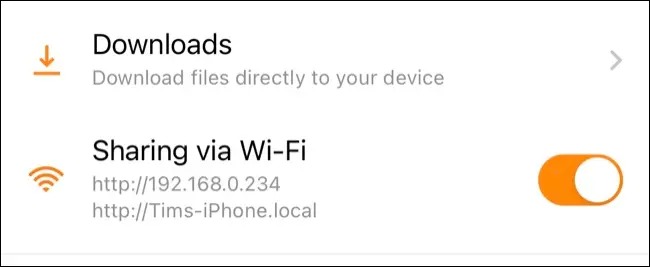 'اشتراک گذاری از طریق Wi-Fi' را در VLC برای iPhone فعال کنید