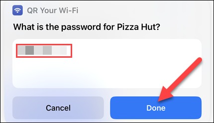 نحوه مشاهده رمز Wi-Fi در اندروید 13 رمز شبکه را وارد کنید.