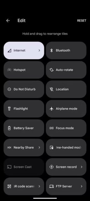 چگونه در گوگل پیکسل QR Code اسکن کنیم 1 افزودن کاشی اسکنر کد QR به تنظیمات سریع