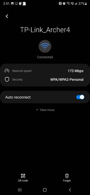 2 روش به اشتراک گذاشتن رمز Wi-Fi در گوشی اندروید 1 تنظیمات اندروید کد QR وای فای
