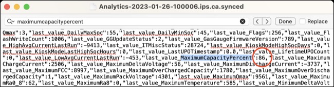 MaximumCapacityPercent در گزارش های تجزیه و تحلیل iPad