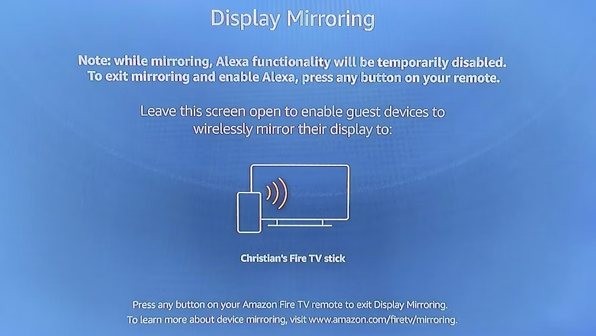 Mirroring را در Amazon Fire TV فعال کنید