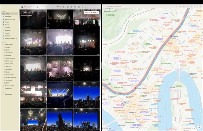 روش استفاده از Split Screen در مک 2 دو پنجره در کنار هم در Split View در مک