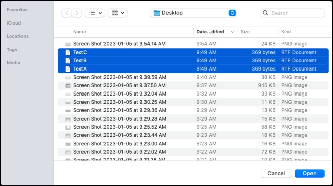6 راه سازماندهی با برنامه Shortcuts در مک 6 فایل های انتخاب شده برای تغییر نام در مکفایل های انتخاب شده برای تغییر نام در مک