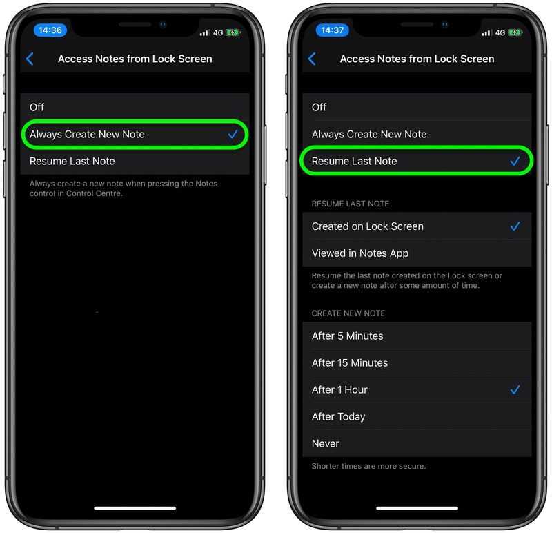 روش فعال کردن ویژگی Instant Notes در آیفون و آیپد 3 تنظیمات Instant Notes
