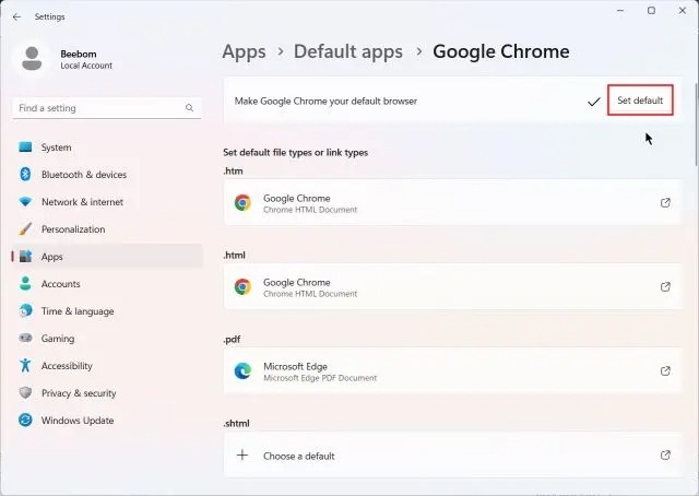 5 راه حل مشکل ظاهر شدن ناگهانی مایکروسافت اج در دسکتاپ ویندوز 11 9 Microsoft Edge را به عنوان مرورگر پیش فرض حذف کنید