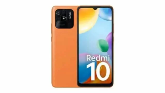 گوشی REDMI 10 در رنگ غروب خورشید