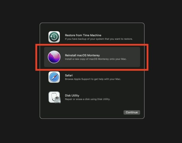 نحوه نصب مجدد macOS Monterey