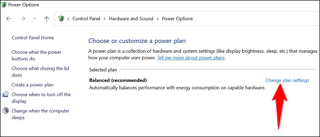تنظیمات را در Power Options در رایانه شخصی ویندوز 11 برنامه ریزی کنید
