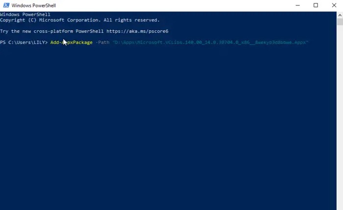 نحوه نصب MSIXBundle در ویندوز 11 با استفاده از PowerShell 1 نحوه نصب MSIXBundle با استفاده از PowerShell