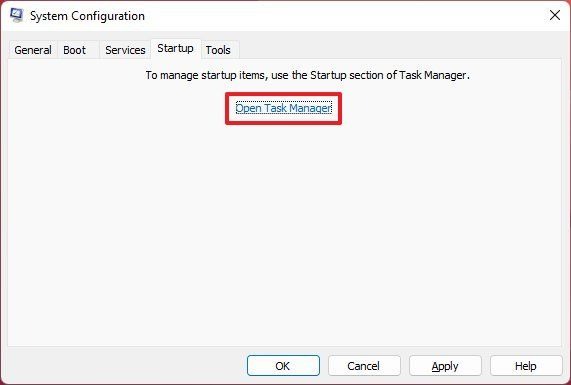 Task Manager را باز کنید