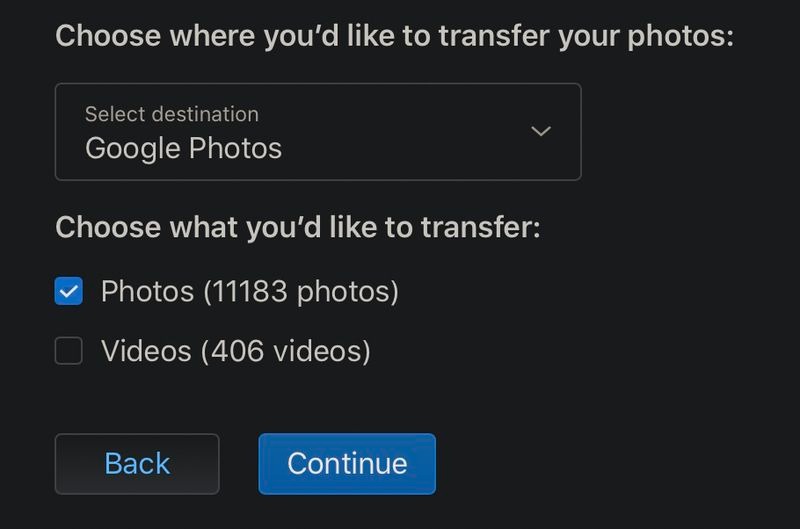 نحوه انتقال تصاویر iCloud به Google Photos 3 انتقال تصاویر به Google Photos