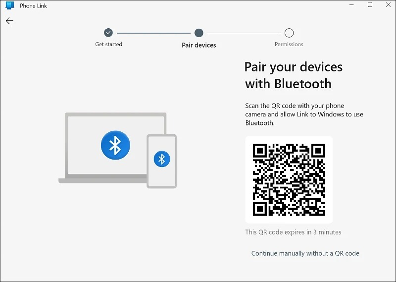 آموزش اتصال آیفون به ویندوز 11 با Phone Link 3 جفت کردن دستگاه ها با بلوتوث