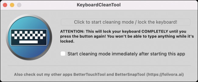 کلیدهای مک بوک را با KeyboardCleanTool قفل کنید