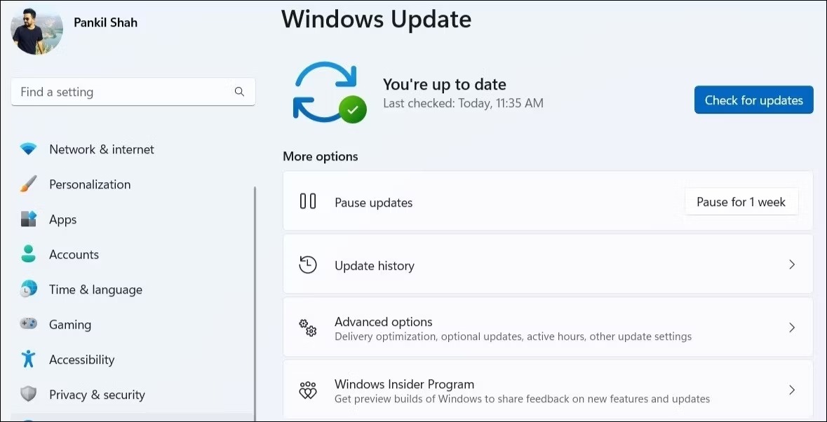 نحوه رفع ارور The App Didn’t Start in the Required Time در ویندوز 11 4 Windows Update را بررسی کنید