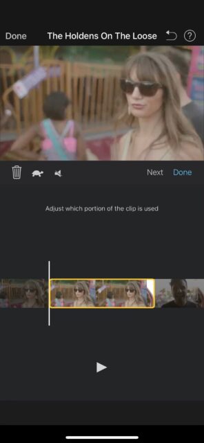 چگونه در آیفون تریلرهای جذاب فیلم بسازیم 4 ویرایش کلیپ ویدیویی در تریلر imovie