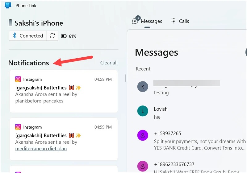 آموزش اتصال آیفون به ویندوز 11 با Phone Link 7 آموزش اتصال آیفون به ویندوز 11 با Phone Link