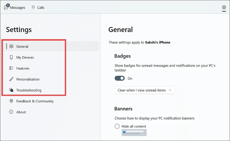 آموزش اتصال آیفون به ویندوز 11 با Phone Link 8 آموزش اتصال آیفون به ویندوز 11 با Phone Link