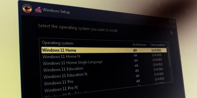 نحوه انتخاب Windows 11 Home یا Pro Edition هنگام نصب