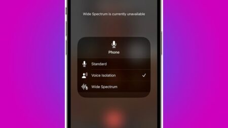 نحوه فعال کردن Voice Isolation هنگام تماس در iOS 16.4 Beta