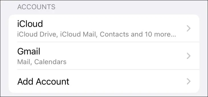 حساب ایمیل را از طریق تنظیمات آیفون اضافه کنید