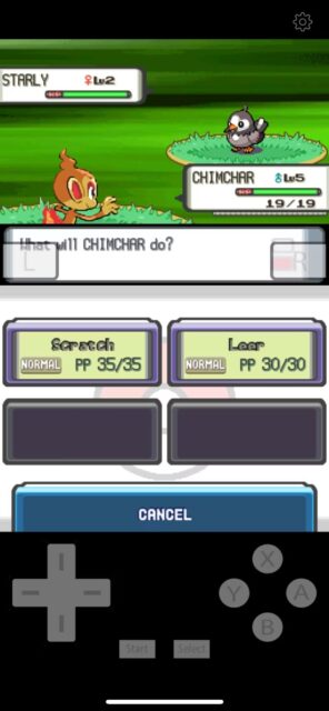 چگونه در آیفون و آیپد Pokémon بازی کنیم 1 Pokemon در شبیه ساز iNDS در iOS