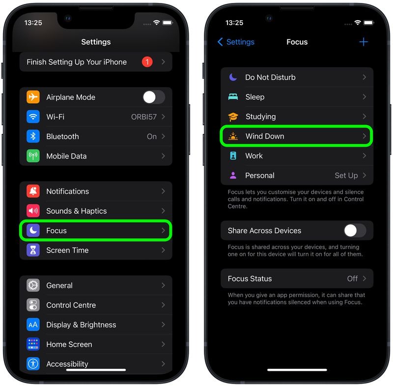 نحوه استفاده همزمان از Always-On Display و Focus در iOS 16.4 1 حالت Focus