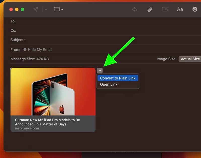 روش غیر فعال کردن پیش نمایش لینک های URL در برنامه Apple Mail مک 1 Apple Mail
