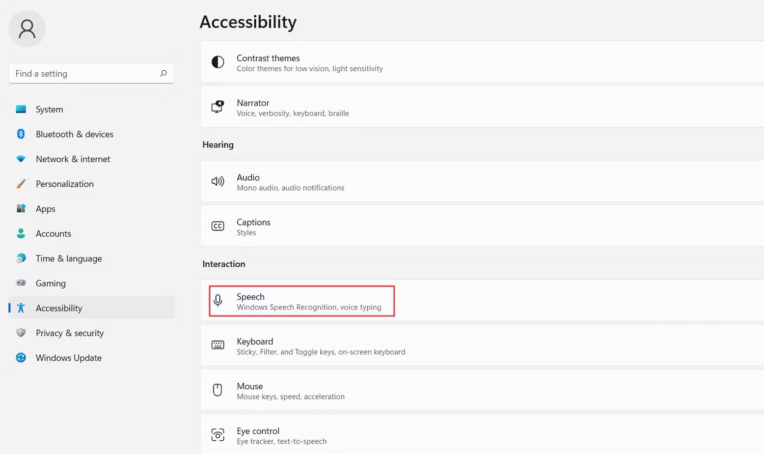 نحوه فعال کردن Voice Access در ویندوز 11 1 به تنظیمات گفتار دسترسی پیدا کنید