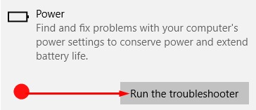 نحوه اجرای Power Troubleshooter در ویندوز 10 pic 3