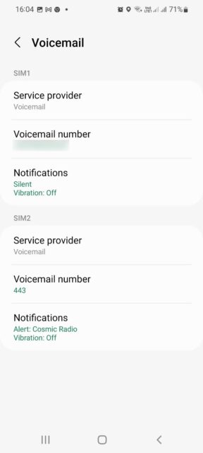 نحوه فعال کردن Voicemail در گوشی سامسونگ 2 سامسونگ اطلاعات پست صوتی را تنظیم کرد