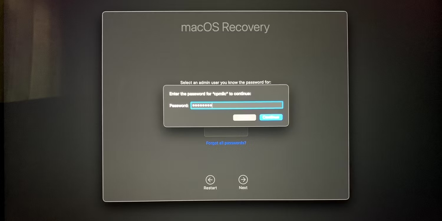 7 راه حل وارد نشدن مک به Recovery Mode 2 رمز عبور مدیریت در MacOS Recovery
