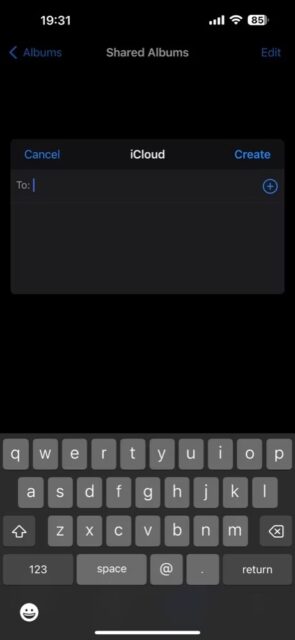 نحوه به اشتراک گذاشتن عکس های iCloud با کاربران غیر اپل 2 ایجاد یک آلبوم مشترک در برنامه iOS Photos