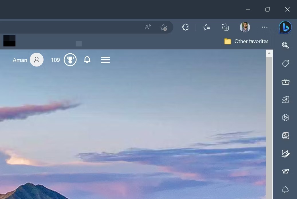نحوه فعال یا غیر فعال کردن Bing Chat AI در تسک بار ویندوز 11 2 Edge Copilot در نوار کناری سمت راست