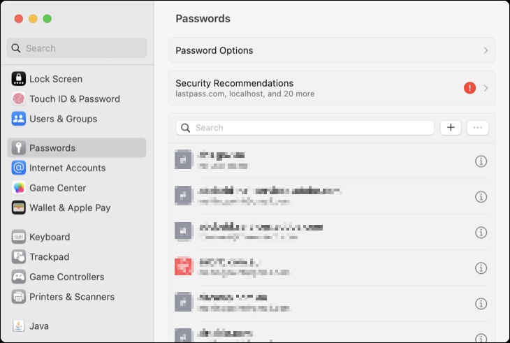 نحوه استفاده از Password Manager مخفی اپل در آیفون و آیپد 2 این متن ALT تصویری است: مشاهده رمزهای عبور iCloud در macOS
