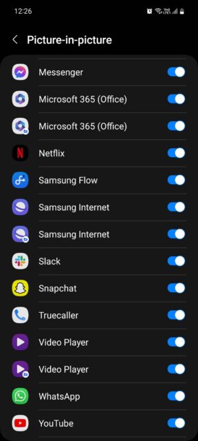 نحوه استفاده از حالت Picture-in-Picture در اندروید 3 منوی تصویر در تصویر Samsung One UI