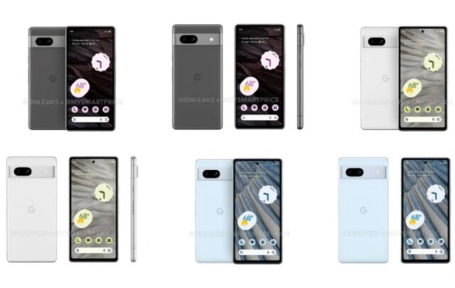 تصاویر رندر جدید از گوشی گوگل PIXEL 7A 1 گوگل PIXEL 7A