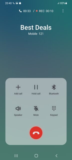 نحوه ضبط تماس در گوشی سامسونگ گلکسی 4 ضبط تماس های سامسونگ به صورت دستی در برنامه تلفن