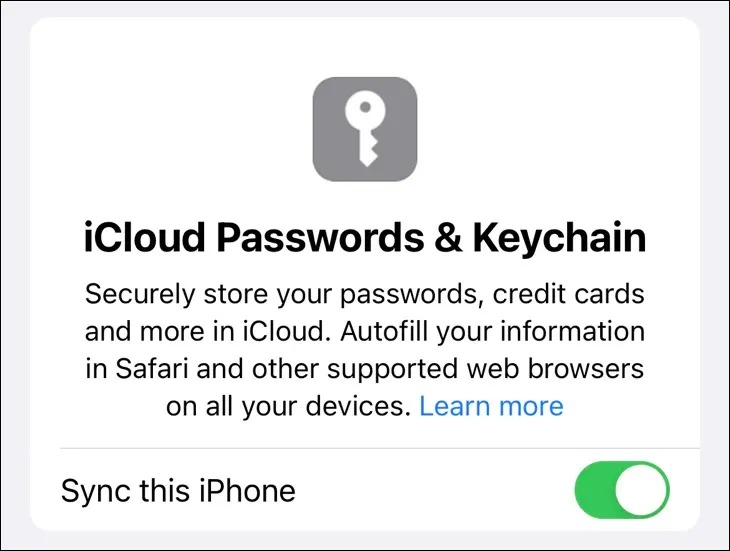 نحوه استفاده از Password Manager مخفی اپل در آیفون و آیپد 4 همگام سازی رمز عبور در آیفون را فعال کنید